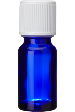 Glass Bottle DIN 18 10 mL with cap for Essential Oils