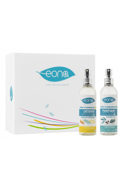 Coffret Sprays d'ambiance aux huiles essentielles Bio