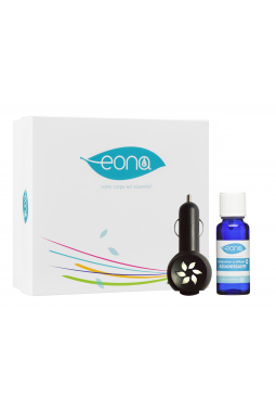 Coffret Diffusion voiture aux huiles essentielles Bio