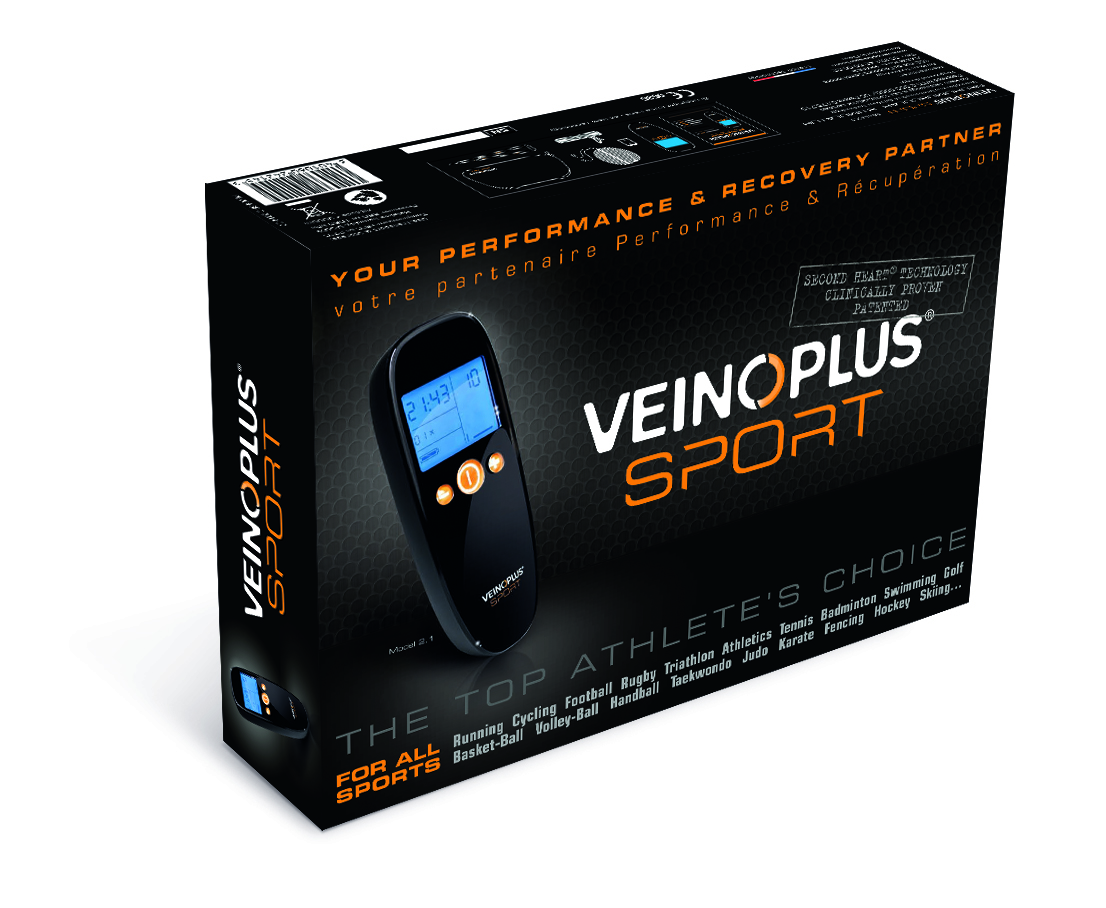 Veinoplus Sport electrostimulator EMS Simulator for sport with electrodes pads 